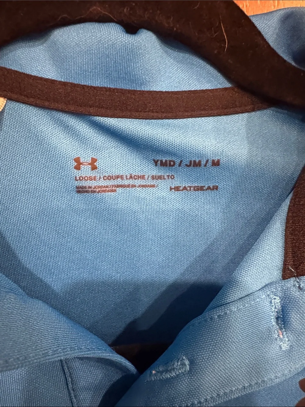 Under Armour Boy’s Orange & Blue Short-Sleeve Performance Polos